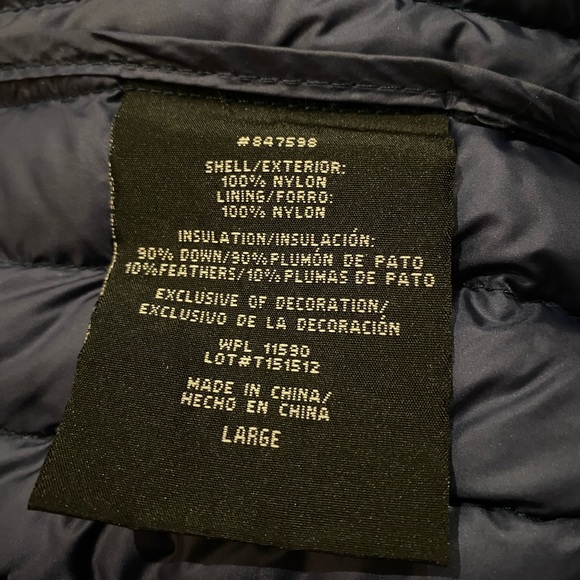 Weatherproof 32° Heat Packable Down Filled Vest with Pouch - Picture 6 of 8